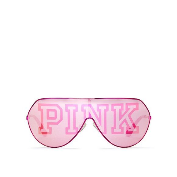 Victoria\'s Secret PINK LOGO SHIELD pink Sunglasses